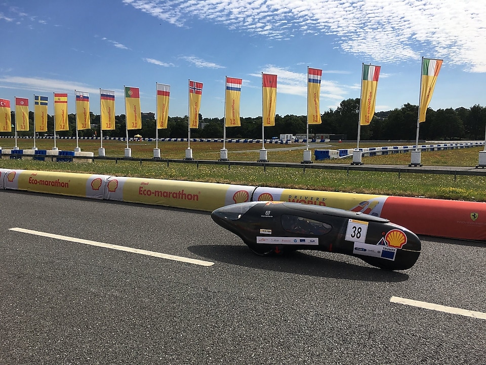 Košické vozidlo na Shell Eco-marathon Europe 2019