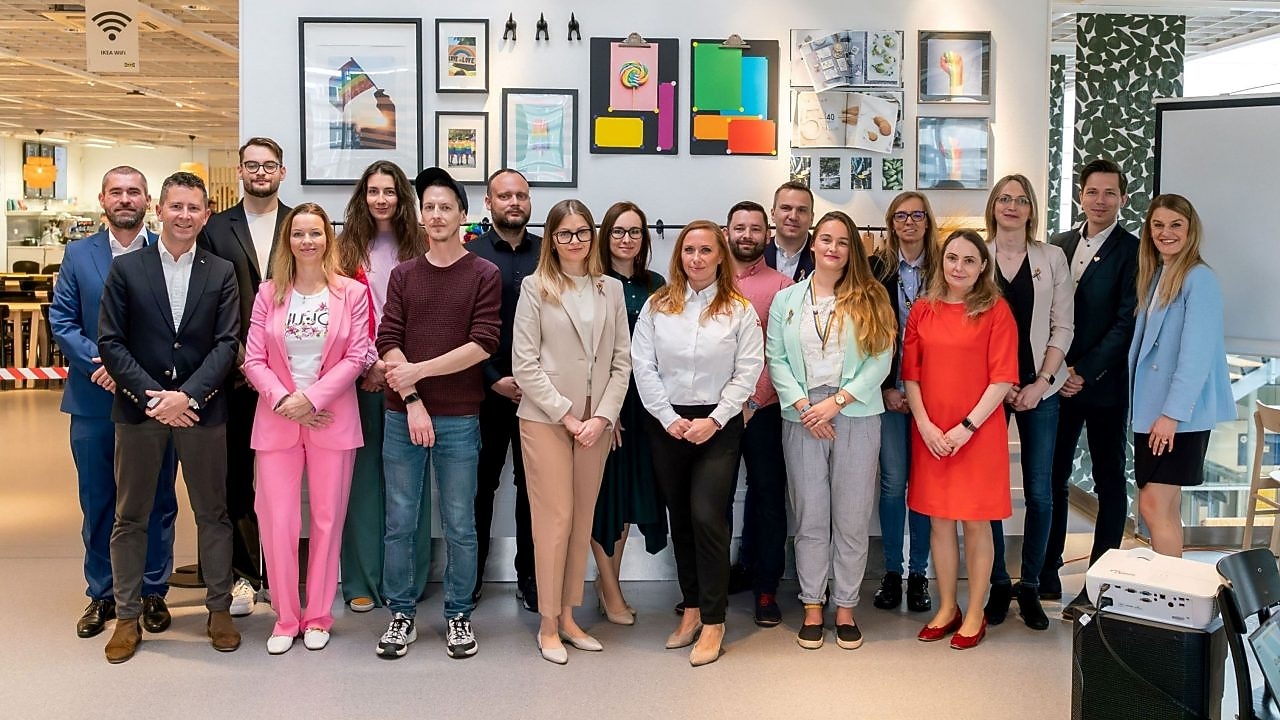 Press conference to improve right and living conditions for lgbti people in slovakia