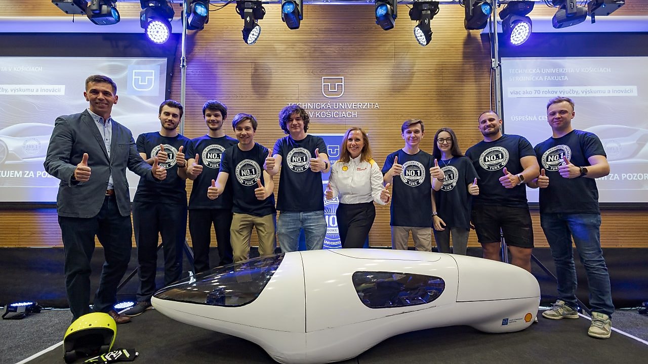 Tím zo Strojníckej fakulty TUKE v Košiciach.