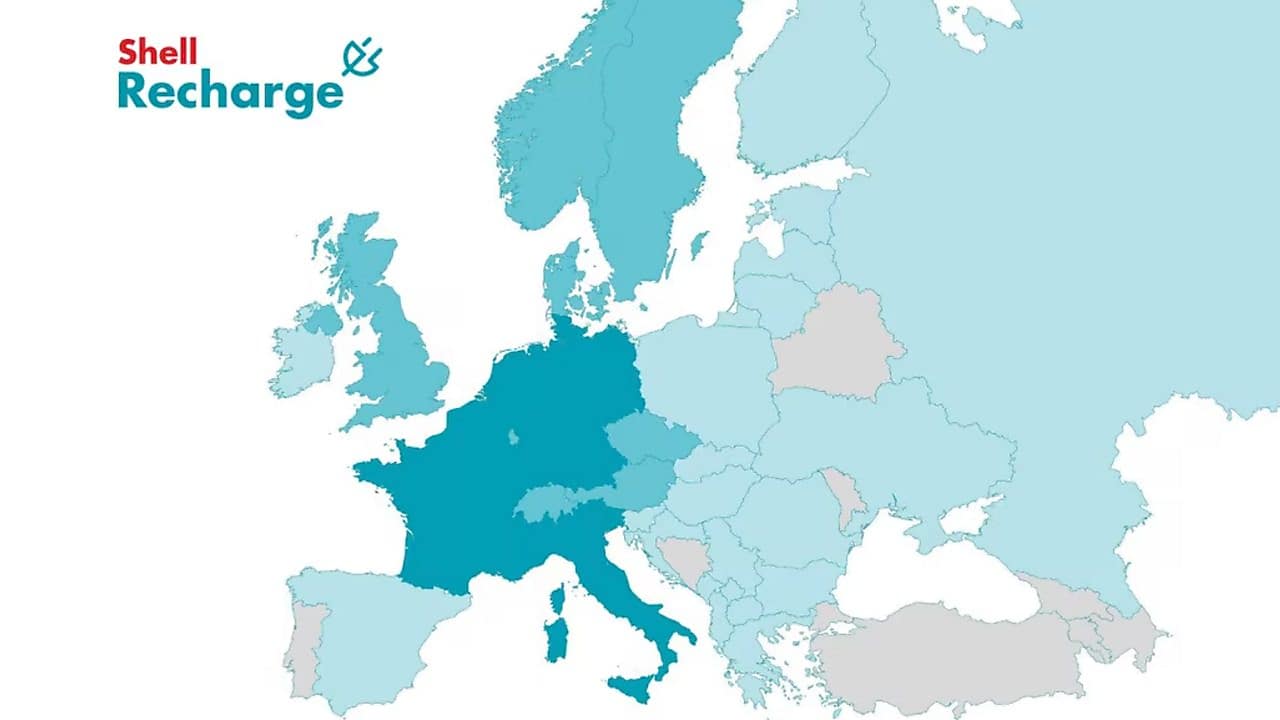Akceptačná sieť hybridnej karty Shell
