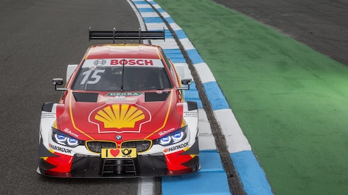 Car on race track