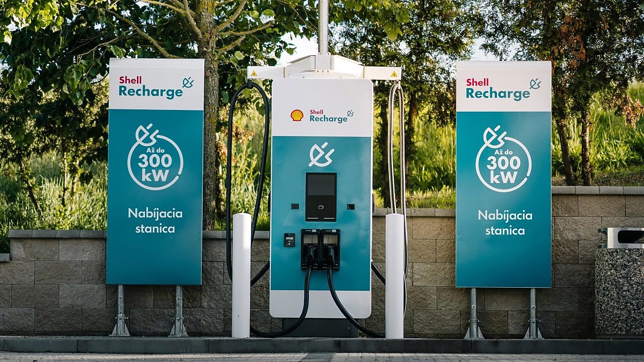 Foto nabíjacej stanice Shell Recharge