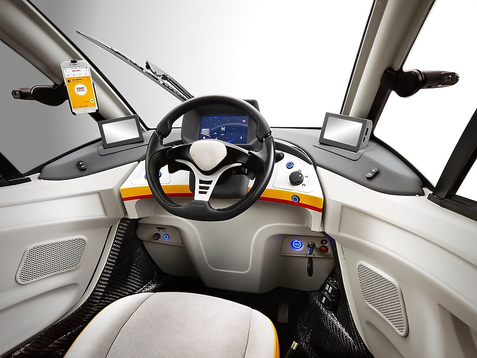 shell concept car dashboard