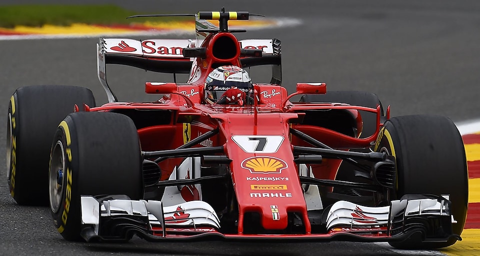 Shell Ferrari Car on Track