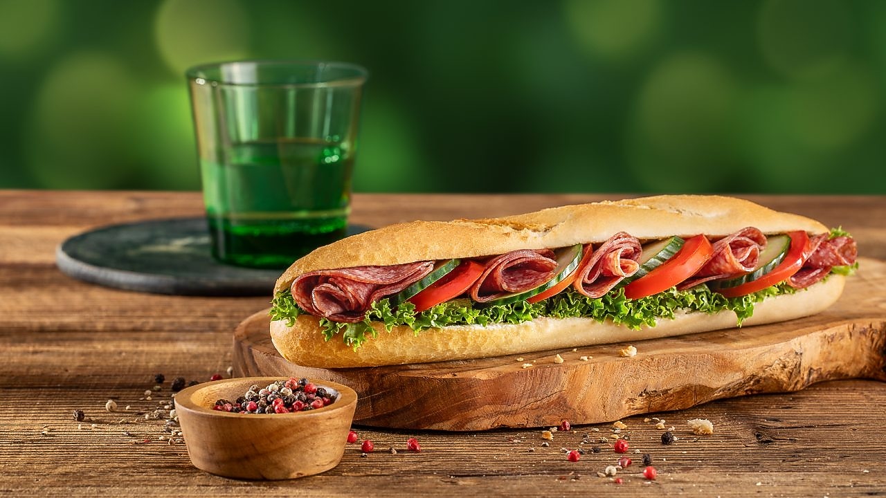 Foto salámovej bagety