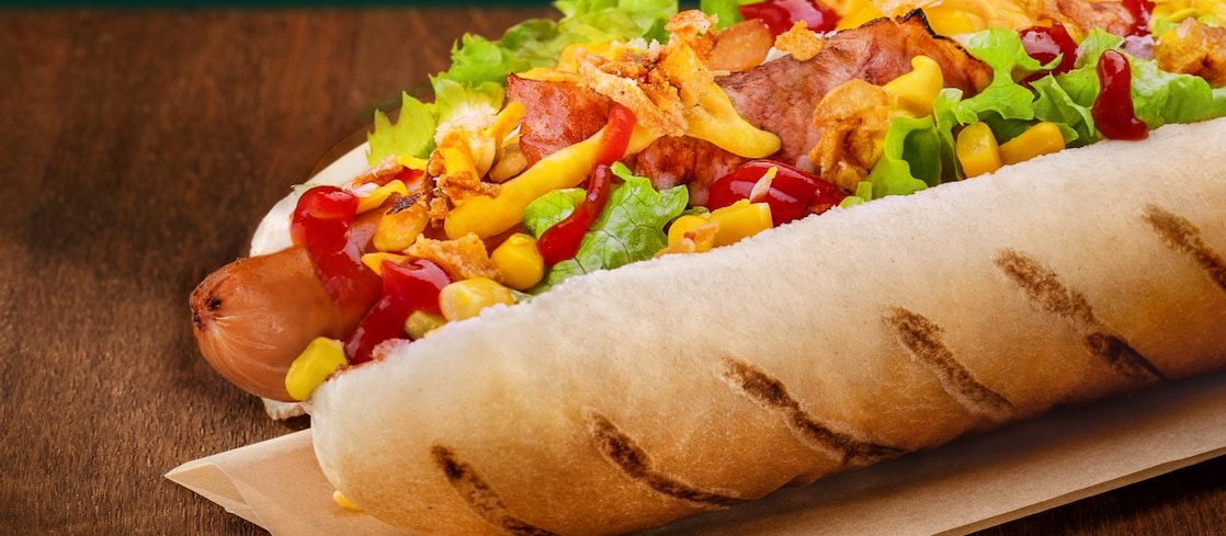 Hot dog Texas banner