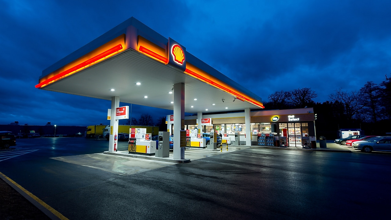 shell station