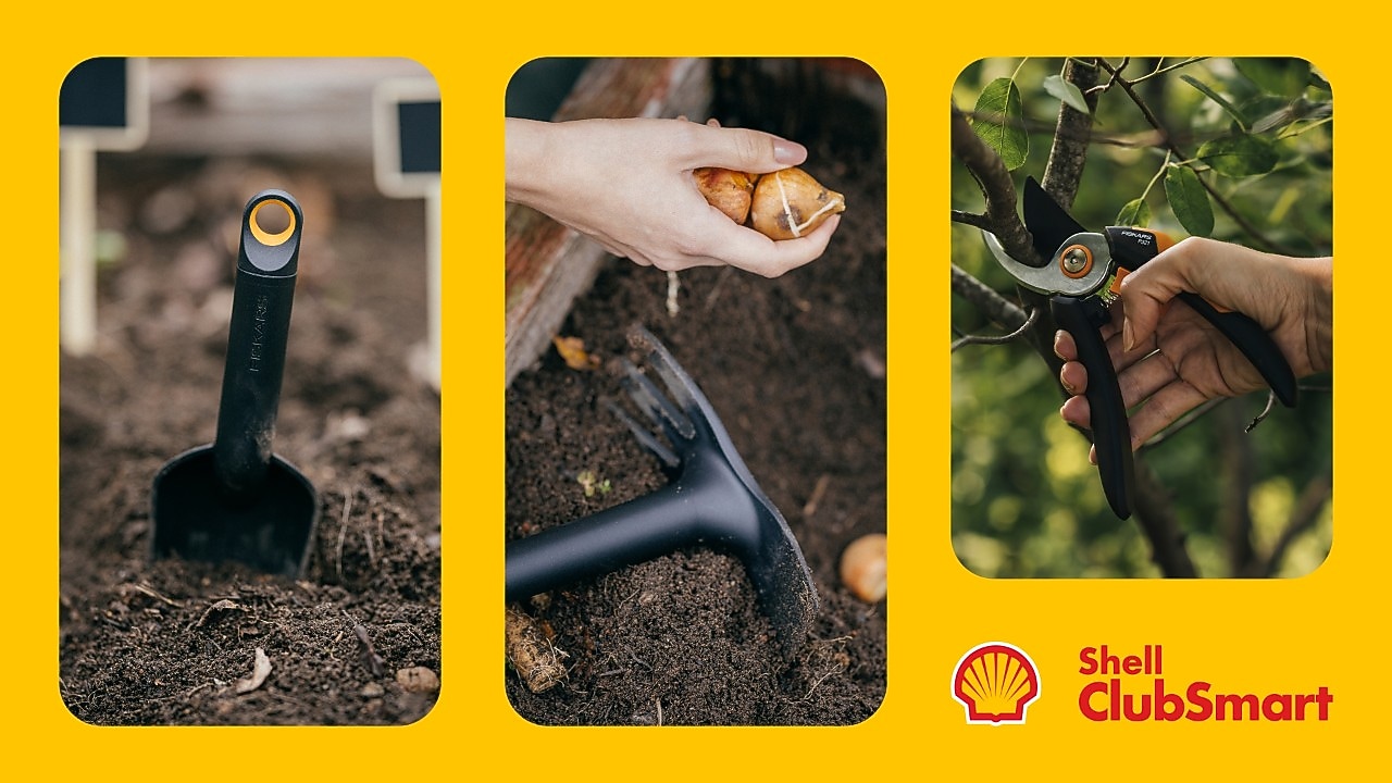 Získajte produkty Fiskars za body Shell ClubSmart!