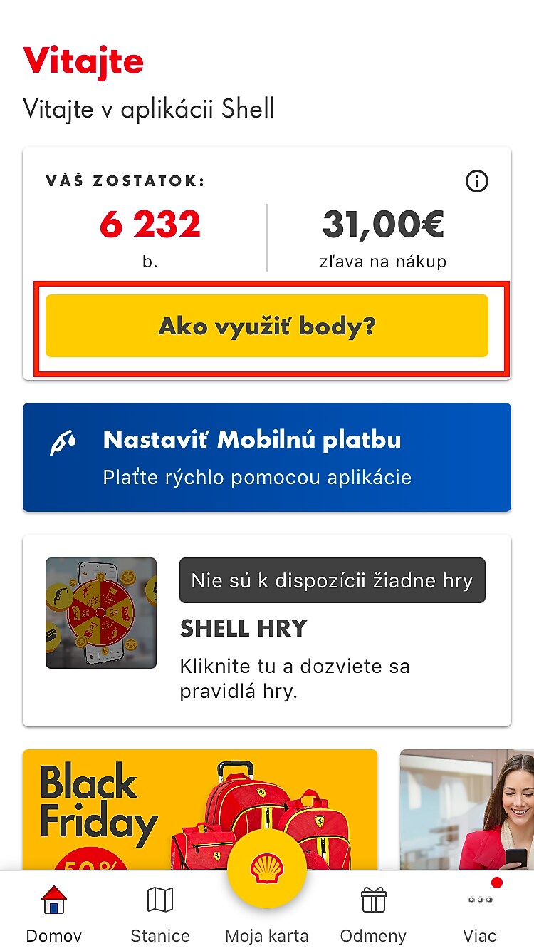 1. Na hlavnej stránke kliknite na „Ako využiť body“ a potom vyberte „Odmeny z katalógu“