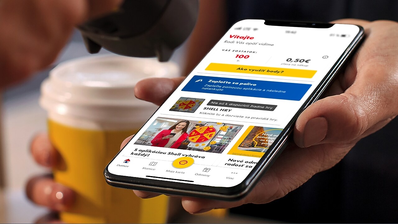 S aplikáciou Shell máte všetky výhody na dosah ruky