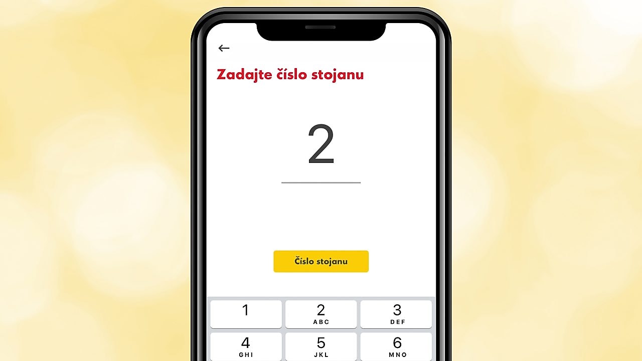Aplikácia Shell – číslo stojanu